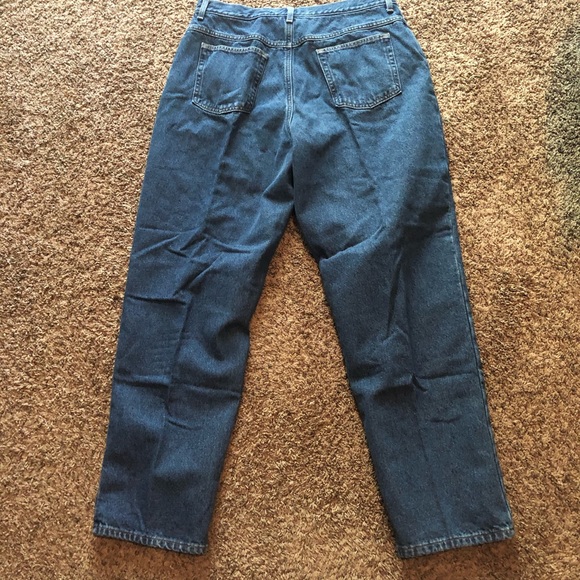 L L Bean Jeans flannel lined 18 M/T GUC - Picture 11 of 16